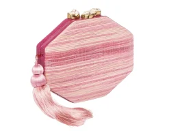 Sofia Clutch in Pink