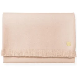 Soft Pink Baby Alpaca Throw Blanket