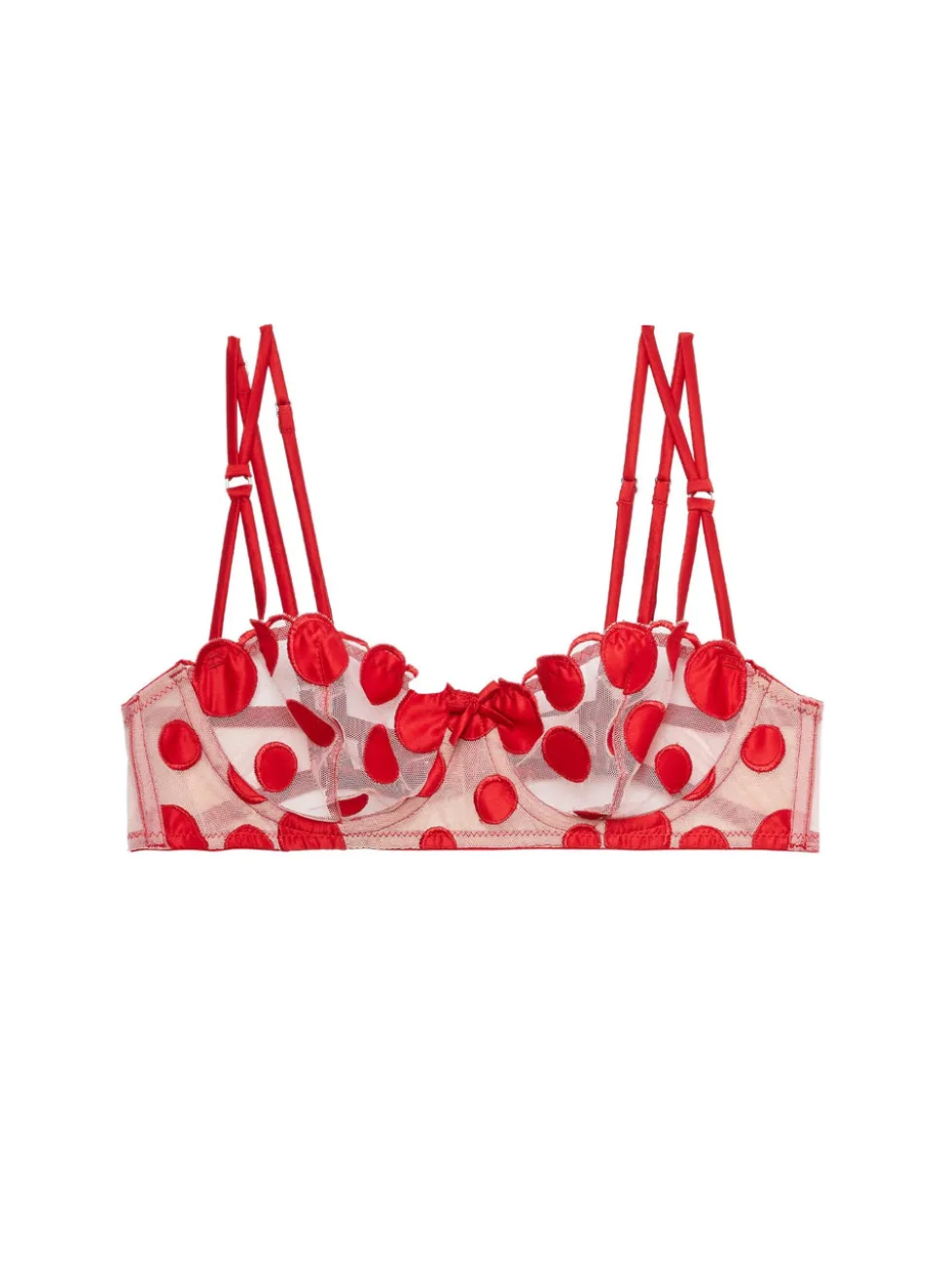 Some Like It Dot Balconette Bra