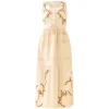 Sophia Dress in Khaki Garden