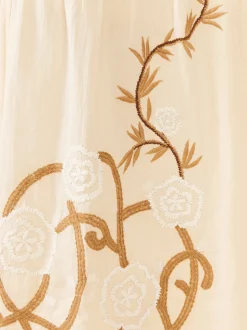 Sophia Dress in Khaki Garden