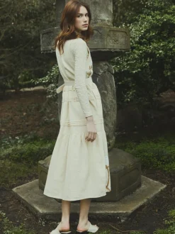 Sophia Dress in Khaki Garden