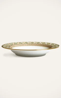 Soup Plates in Odysseus Pistachio, Set Of 2