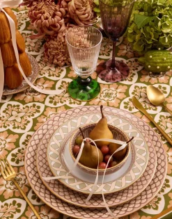 Soup Plates in Odysseus Pistachio, Set Of 2