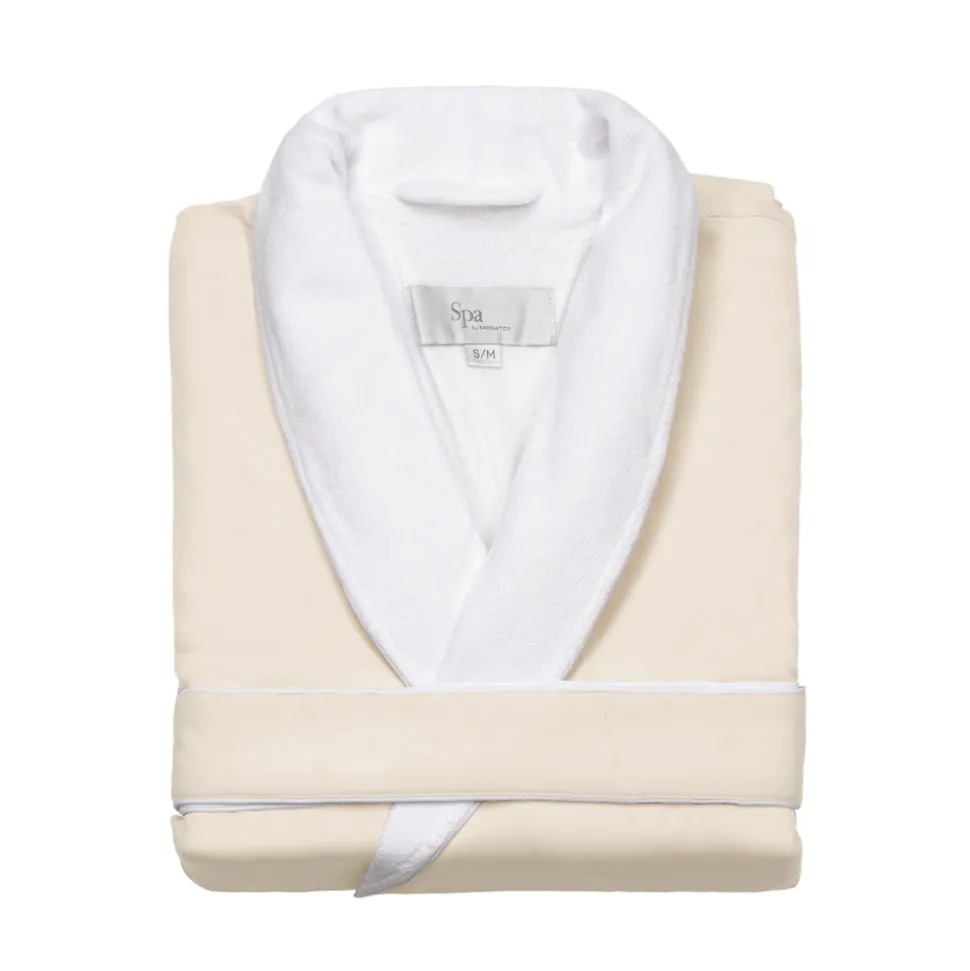 Spa Bathrobe in Bone