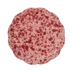 Speckled Dessert Plate in Pink