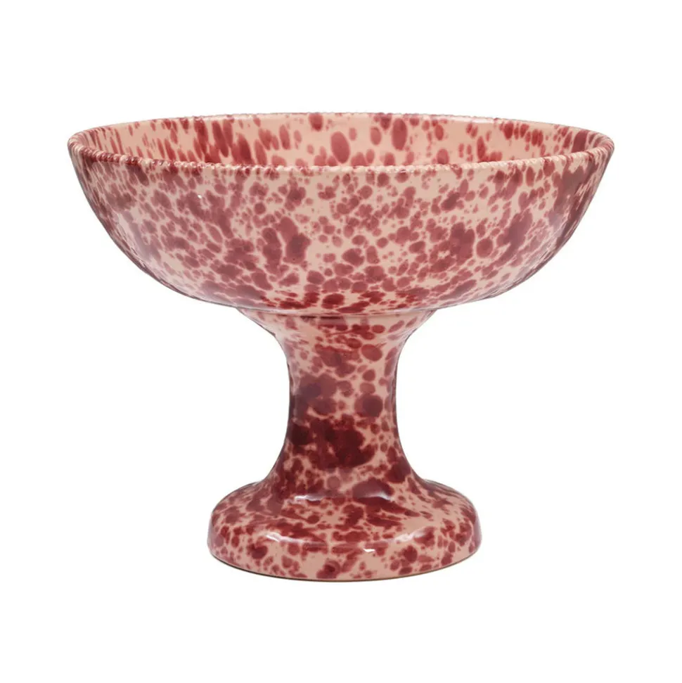 Speckled Fruit Stand in Pink