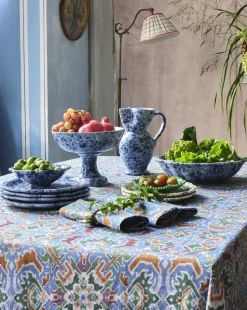 Speckled Pitcher in Blue
