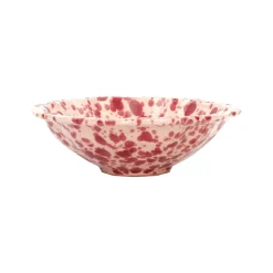 Speckled Small Bowl in Burgundy