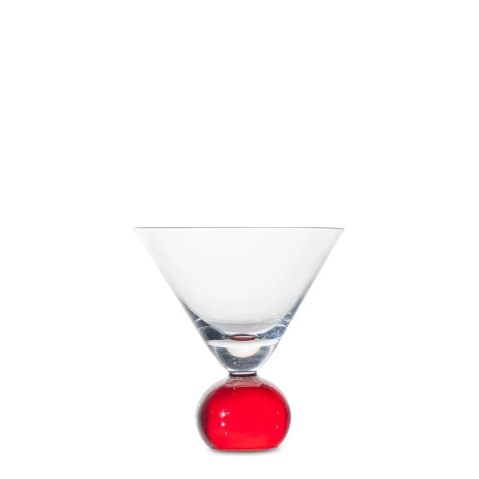 Spice Glasses, Ball-Stem Martini Glass, Set of Two