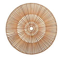 Spoke Placemat in Brown, Set of 4