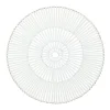 Spoke Placemat in White, Set of 4