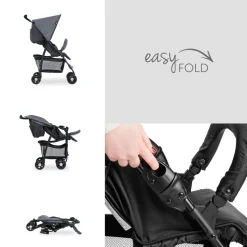 Sport T13 Lightweight Compact Foldable Stroller with UV Protected Canopy