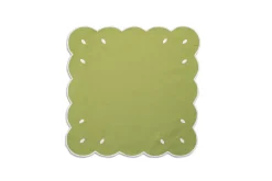 Spring Green and White Placemat and Napkin Set