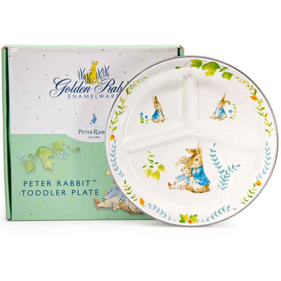 Spring Leaves Toddler Plate