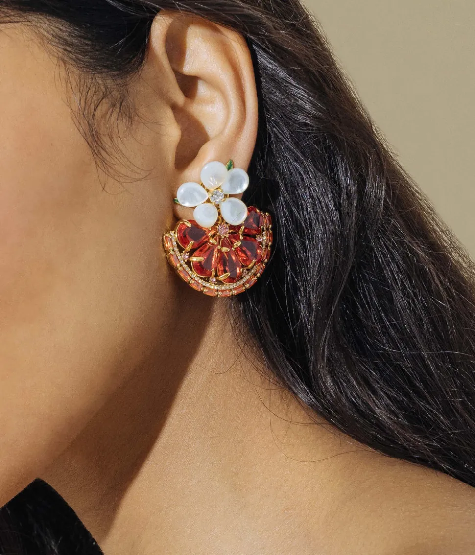 Spritz Please Orange Slice Earrings