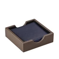 Square Coaster Set in Blue