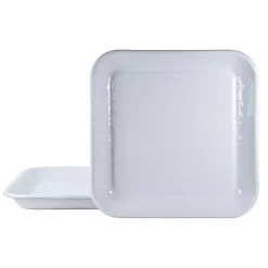 Square Trays in Solid White