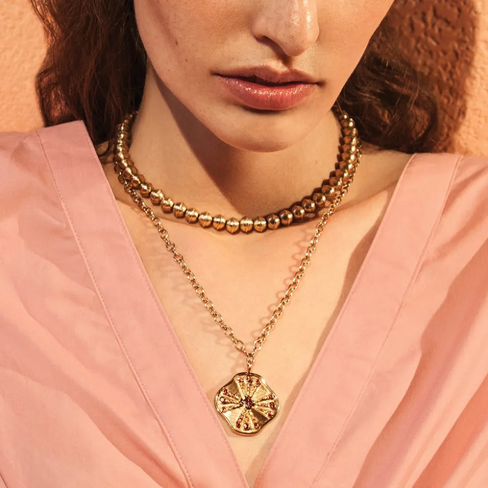 Squash Blossom Bead Choker