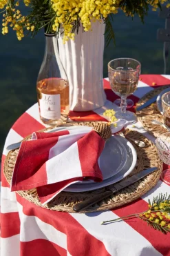 St. Tropez Napkins in Red, Set of 6