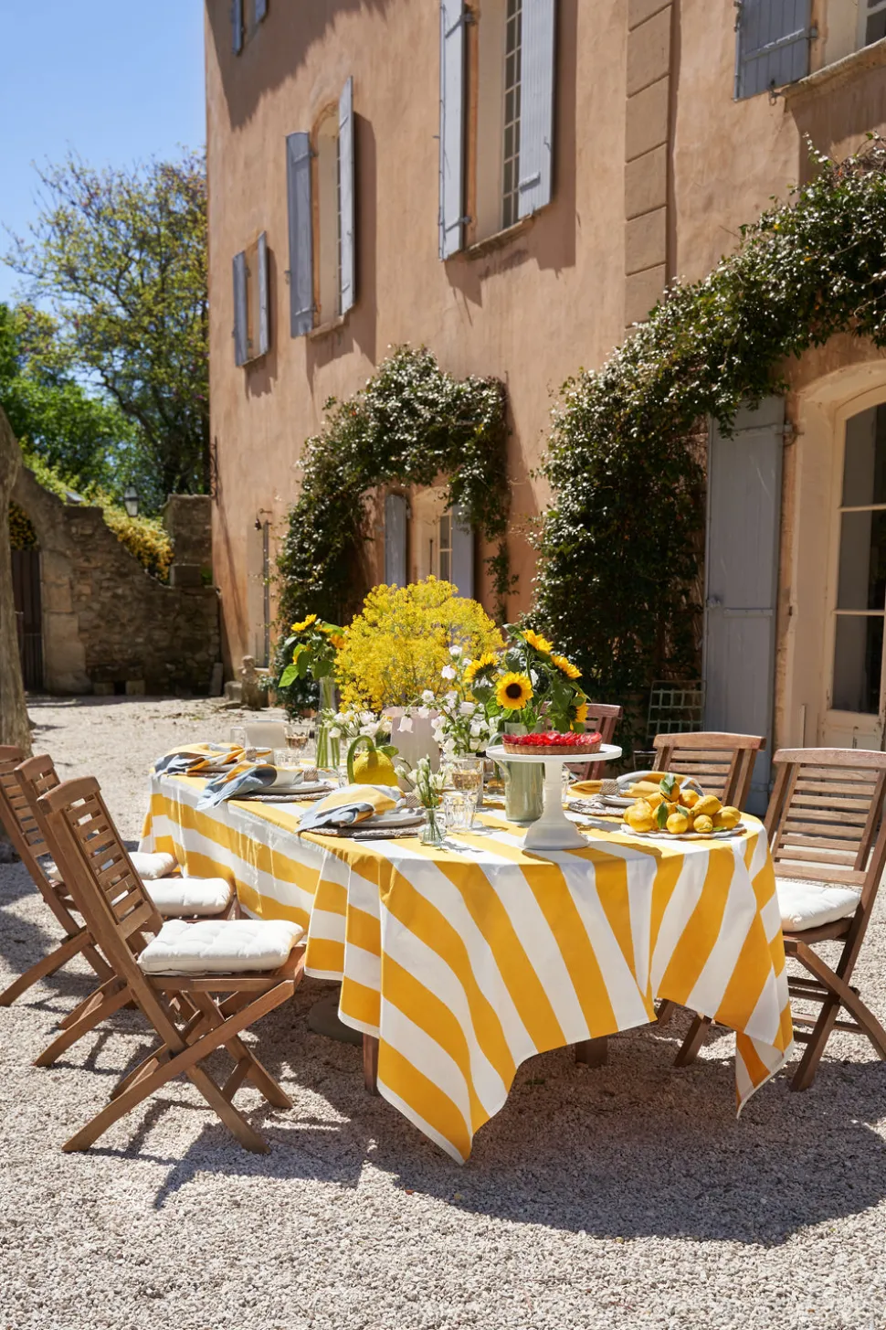 St. Tropez Tablecloth in Yellow