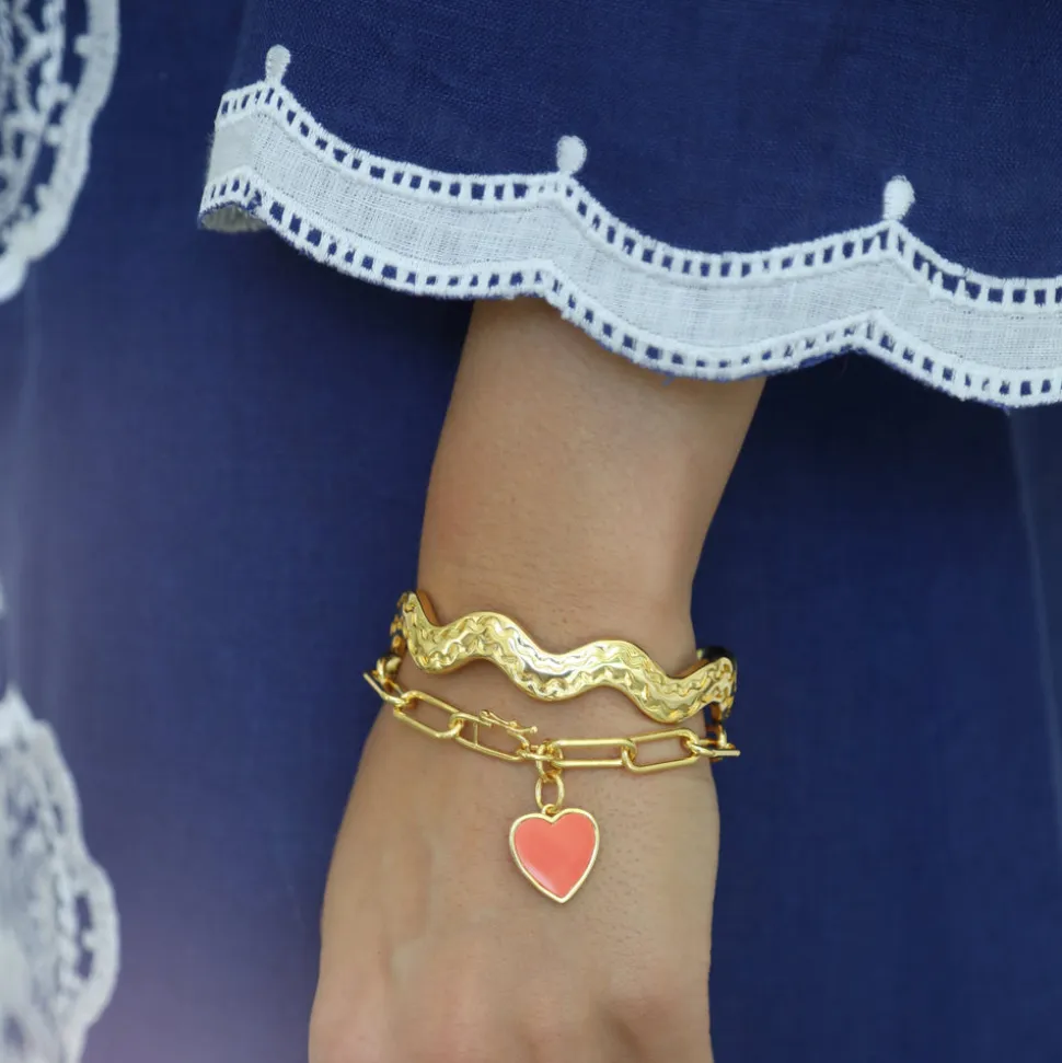 Stacking Squiggle Cuff