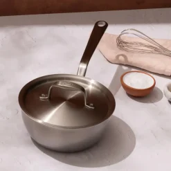 Stainless Clad Saucier in 2 QT