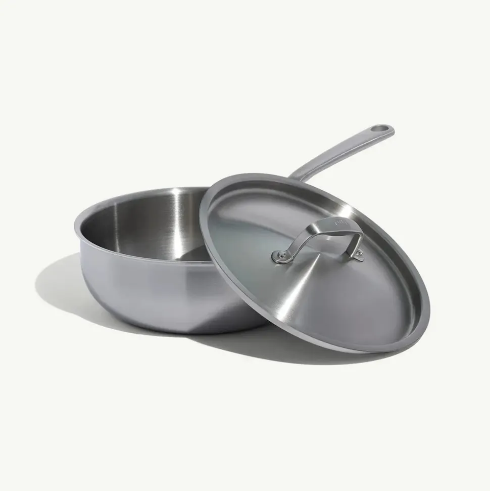 Stainless Clad Saucier in 3 QT