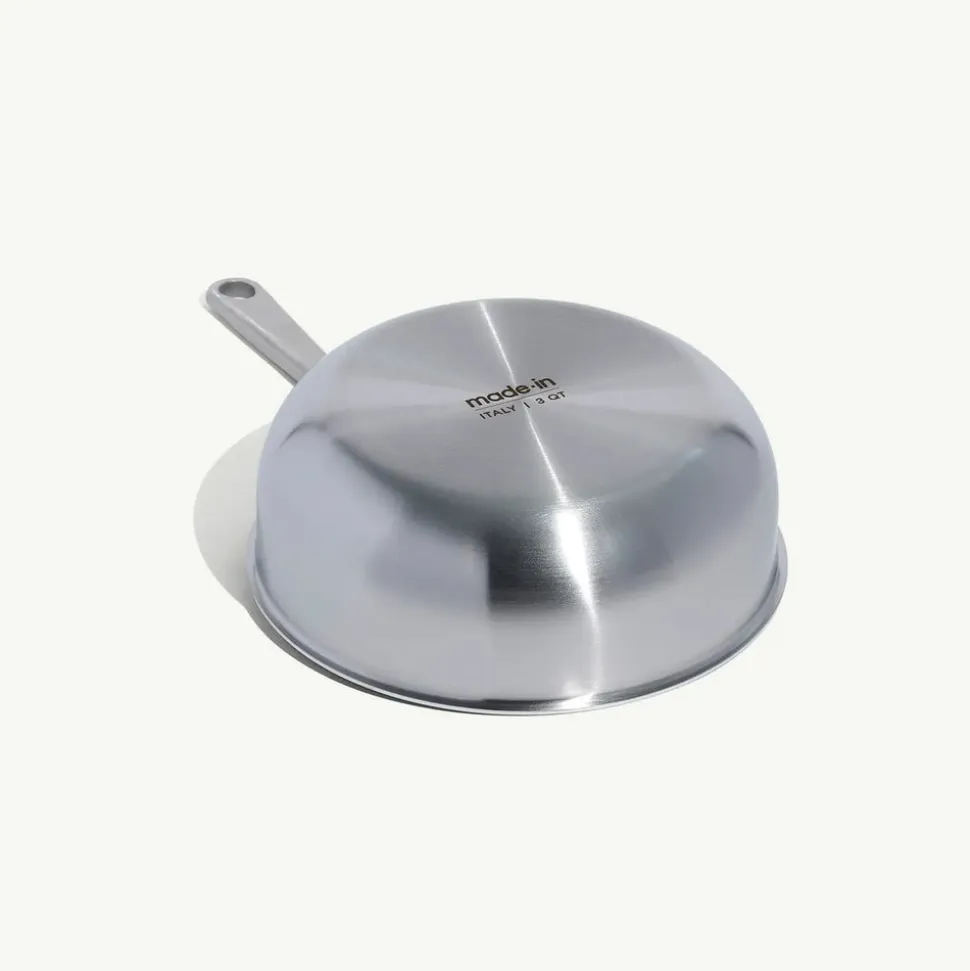 Stainless Clad Saucier in 3 QT