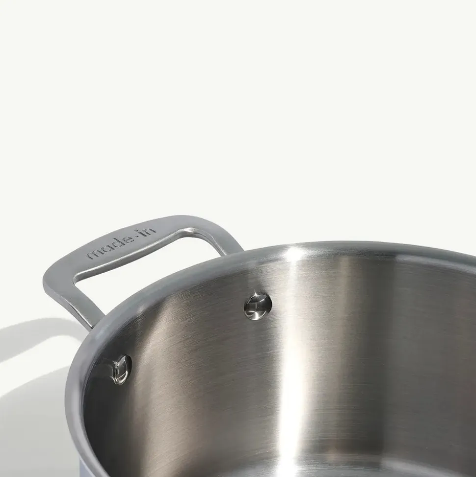Stainless Clad Stock Pot in 6 QT
