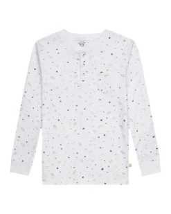 Star & Crown Pajama in Child Blue