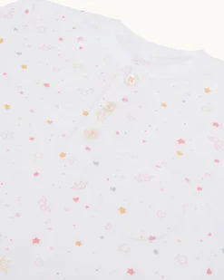 Star & Crown Pajama in Child Pink