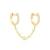Starstruck Double Huggie Earring
