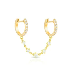 Starstruck Double Huggie Earring