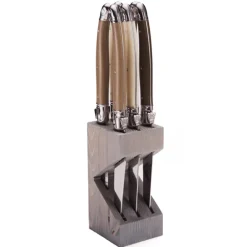 Steak Knives in Linen, Set of 6