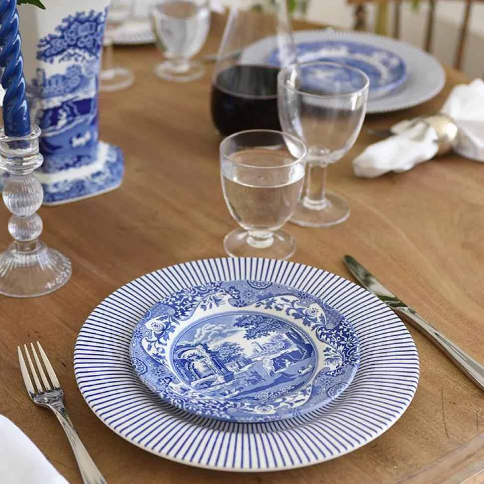 Steccato Dinner Plates, Set of 4