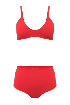 Stella High Waisted in Red