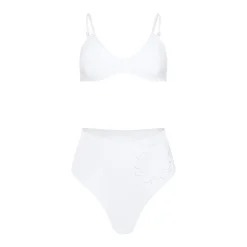 Stella Two-Piece With Floral Appliqués