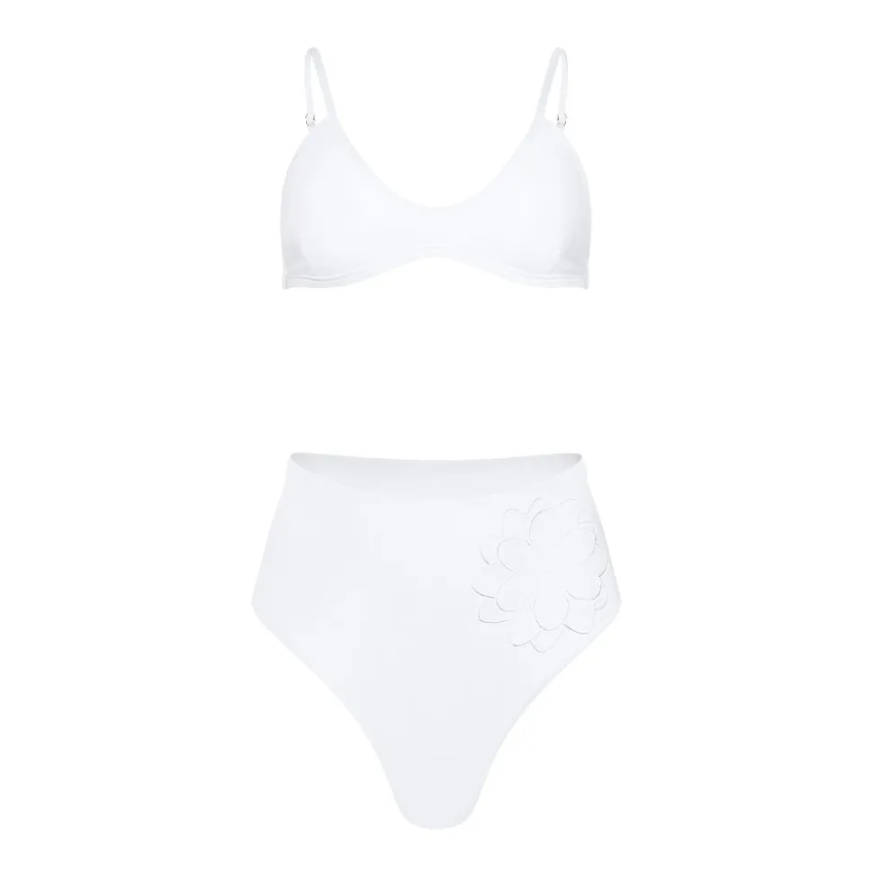 Stella Two-Piece With Floral Appliqués