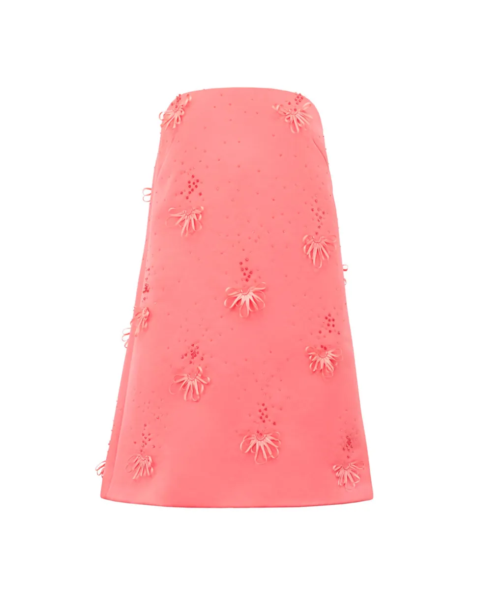 Stephanie Dress in Guava