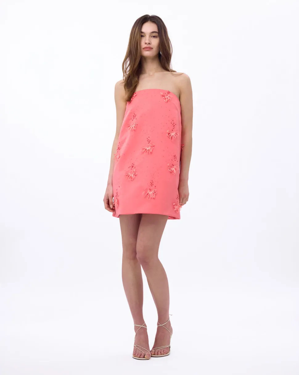 Stephanie Dress in Guava