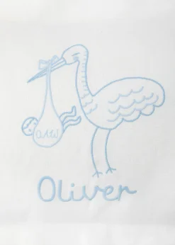 Stork Baby Pillow