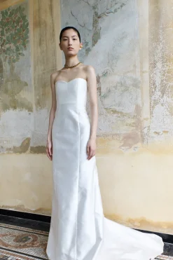 Strapless Silk Mikado Dress | STYLE 109
