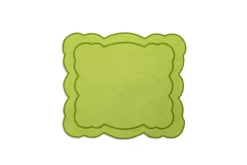 Strawberry Placemat and Napkin Set in Green