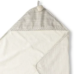 Striped Hooded Towel