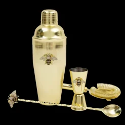 Stripey Bee Cocktail Shaker Set