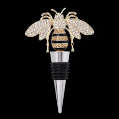Stripey Bee Wine Stopper