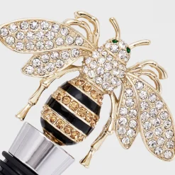 Stripey Bee Wine Stopper