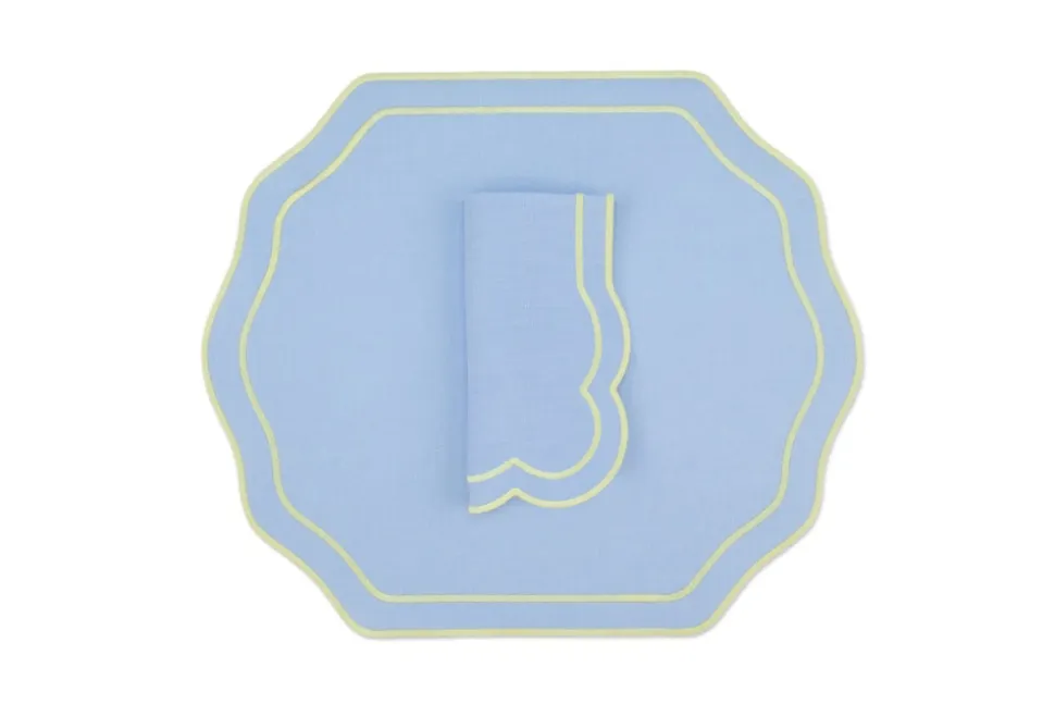 Stucco Linen Napkin and Placemat, Set of 4