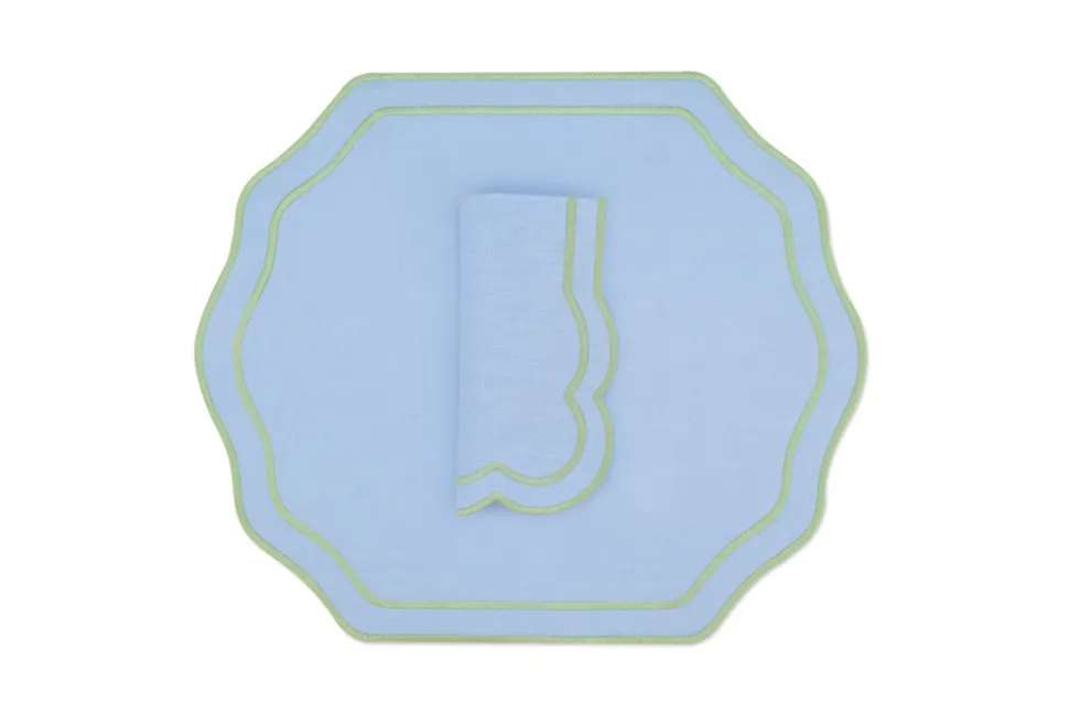 Stucco Linen Napkin and Placemat, Set of 4